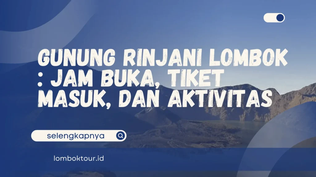 Gunung Rinjani Lombok